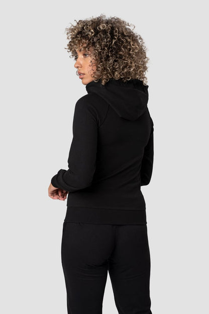 activity zip hoodie wmn black