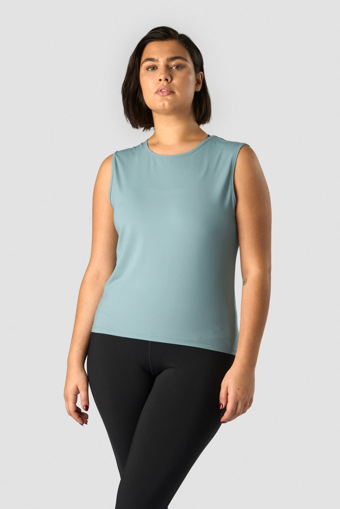 classic tank top steel blue