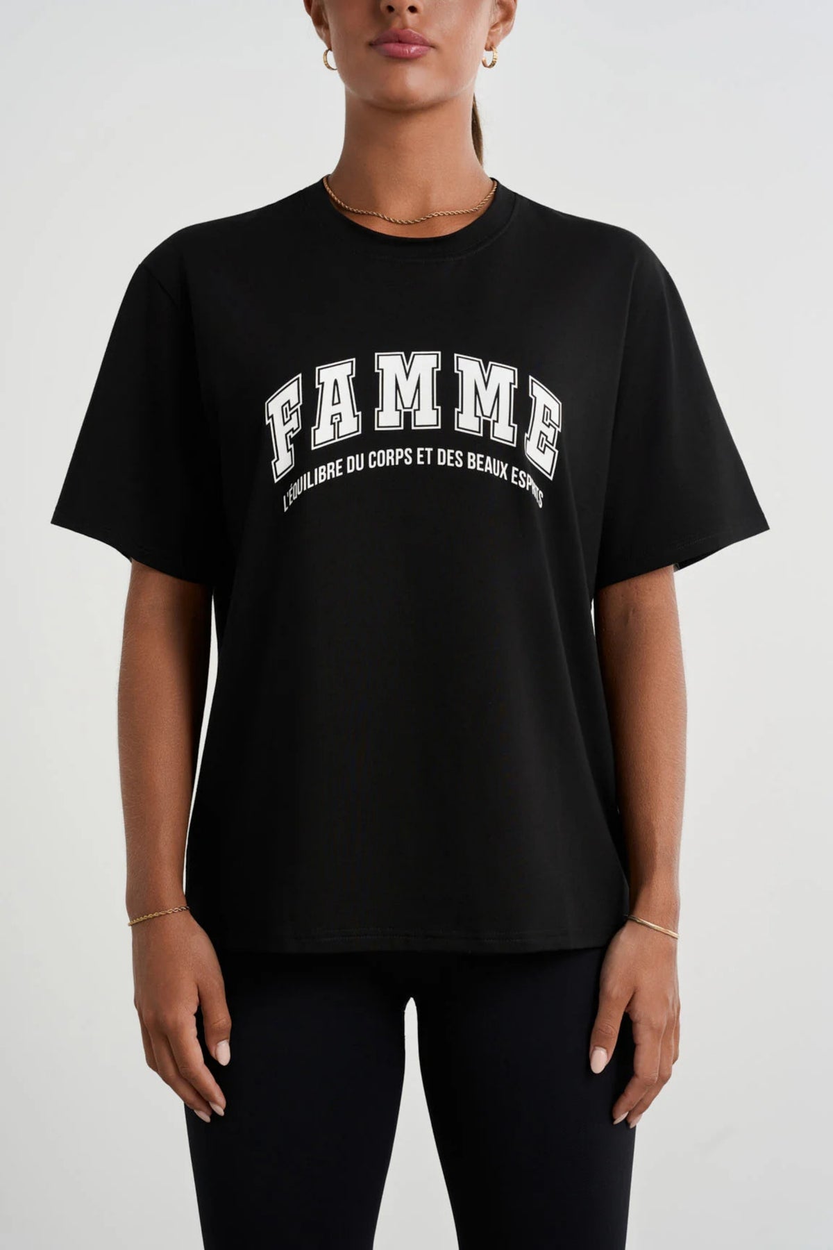 Équilibre Oversized T-Shirt - for kvinde - FAMME - T-Shirt