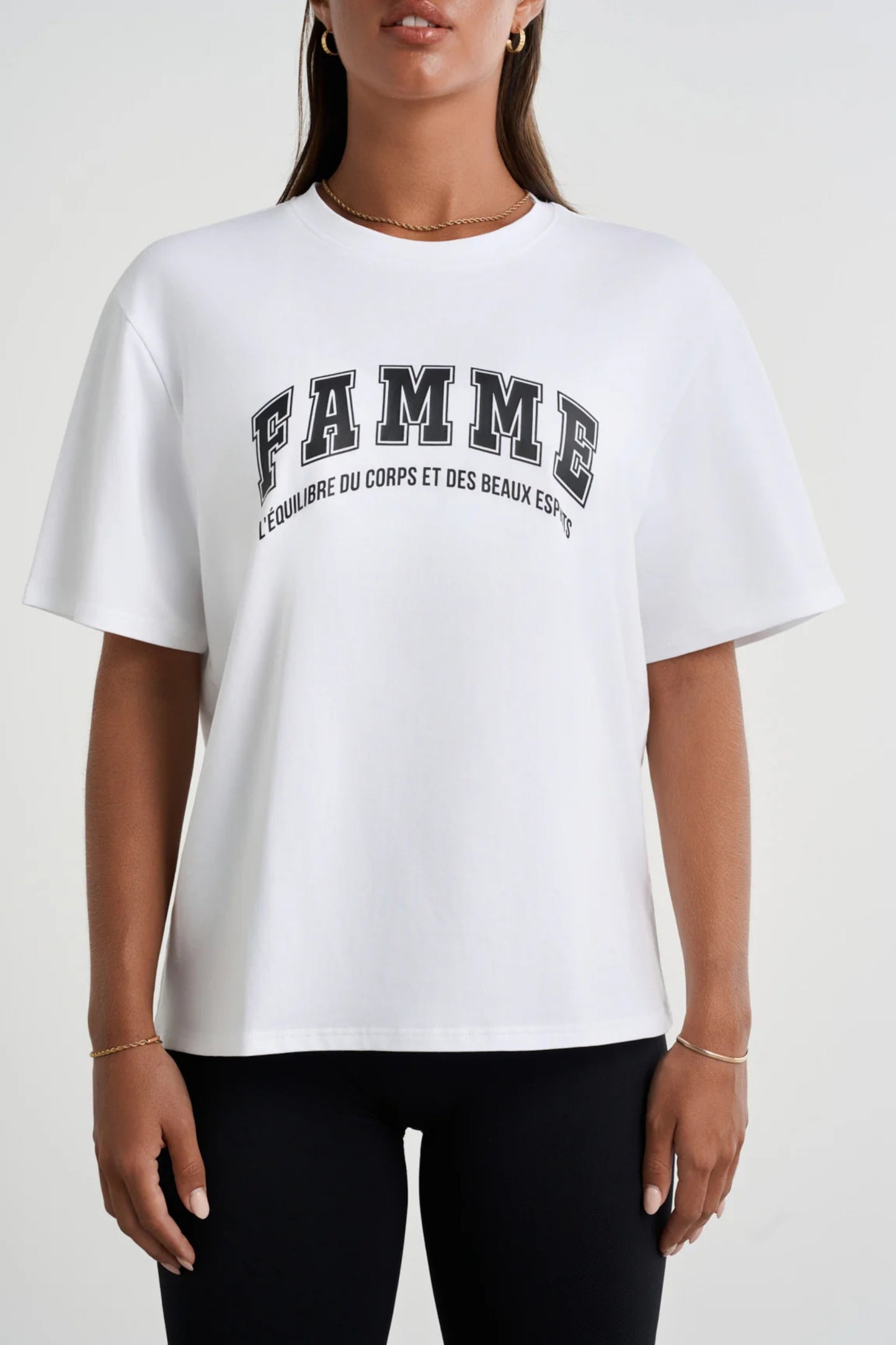 Équilibre Oversized T-Shirt - for kvinde - FAMME - T-Shirt