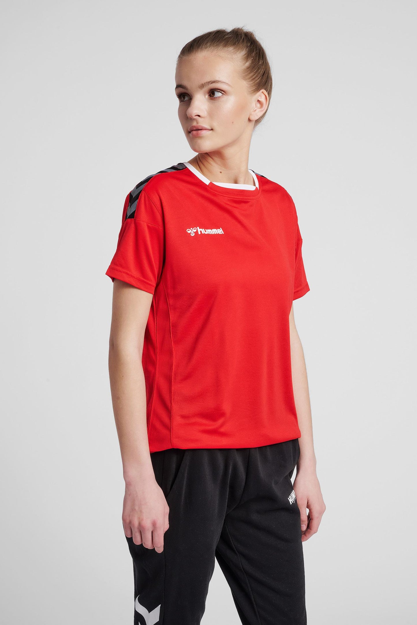 HUMMEL - Hmlauthentic Poly Jersey Woman S/s - True Red