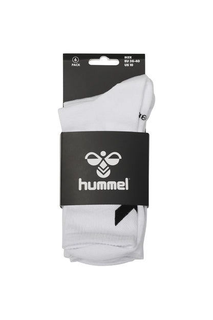 HUMMEL - Hmlchevron 6-pack Socks - White/white