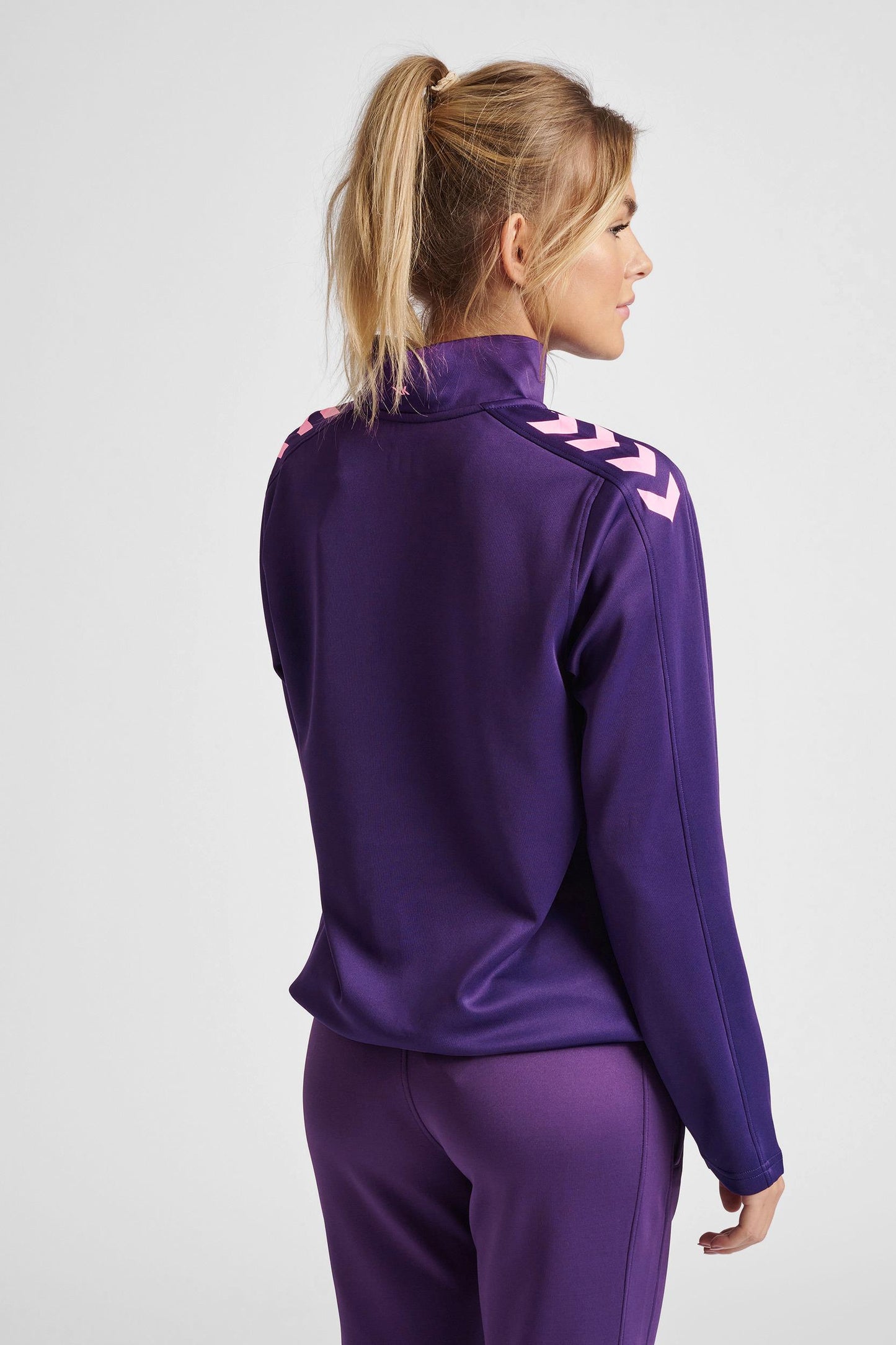 HUMMEL - Hmlcore Xk Half Zip Sweat Woman - Acai