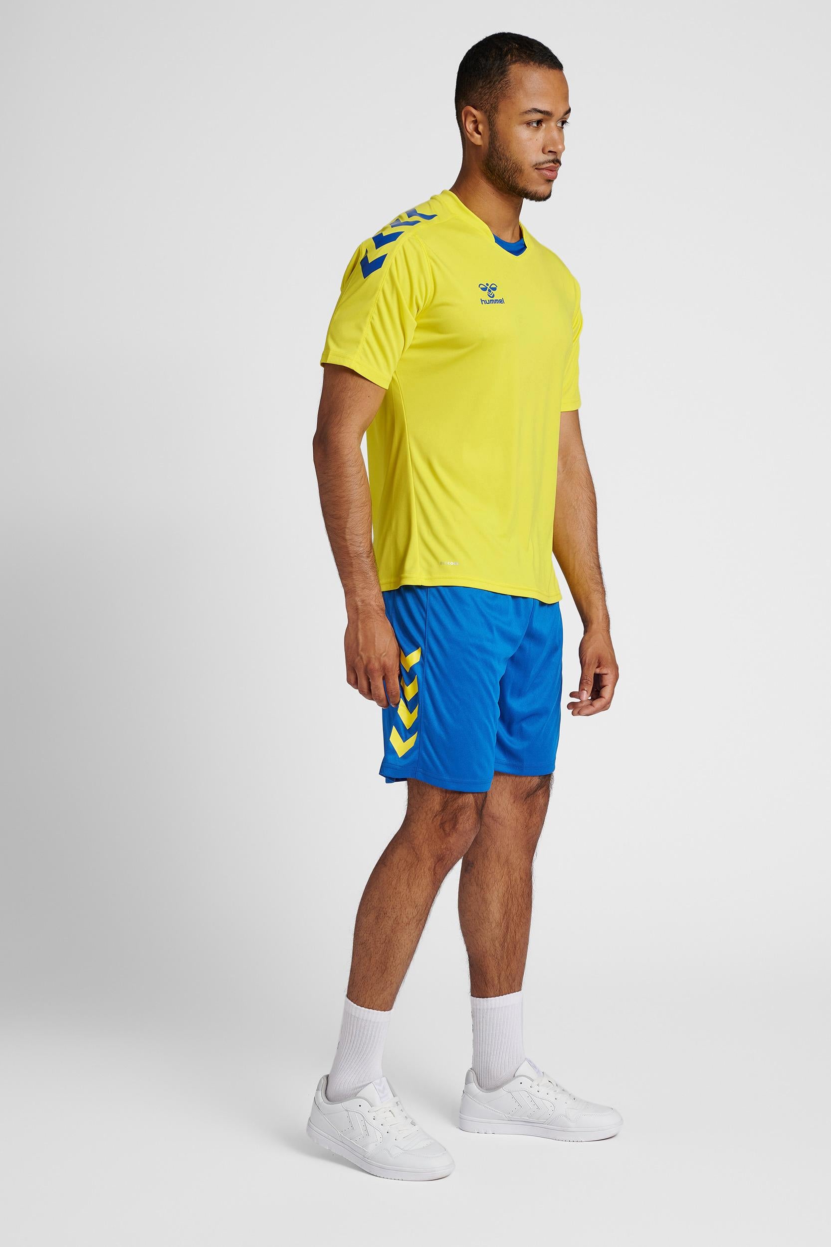 HUMMEL - Hmlcore Xk Poly Jersey S/s - Blazing Yellow/true Blue