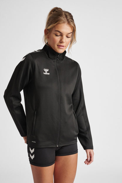 HUMMEL - Hmlcore Xk Poly Zip Sweat Woman - Black