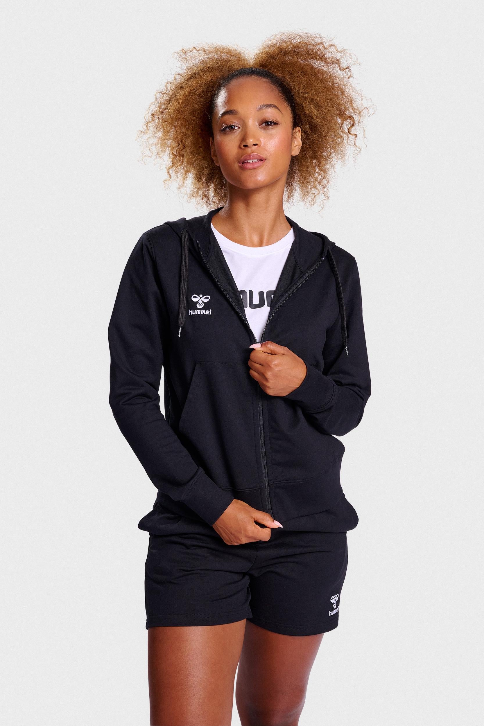 HUMMEL - Hmlgo 2.0 Zip Hoodie Woman - Black