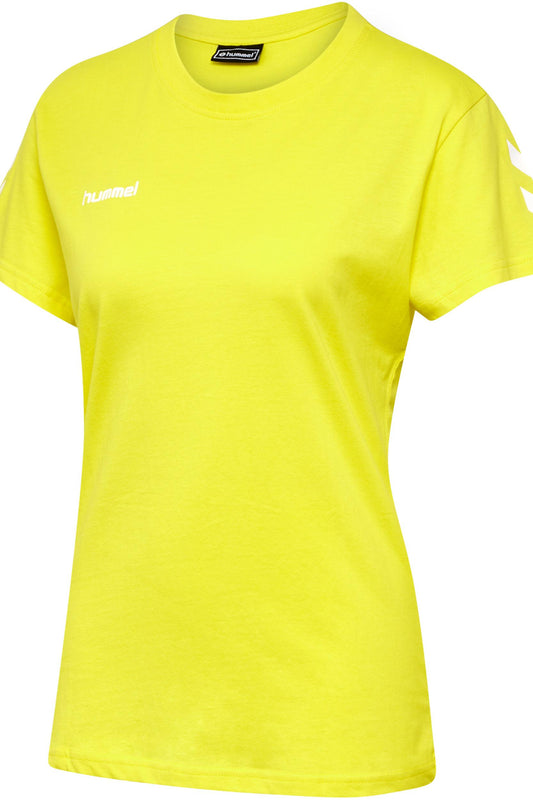 HUMMEL - Hmlgo Cotton T-shirt Woman S/s - Blazing Yellow