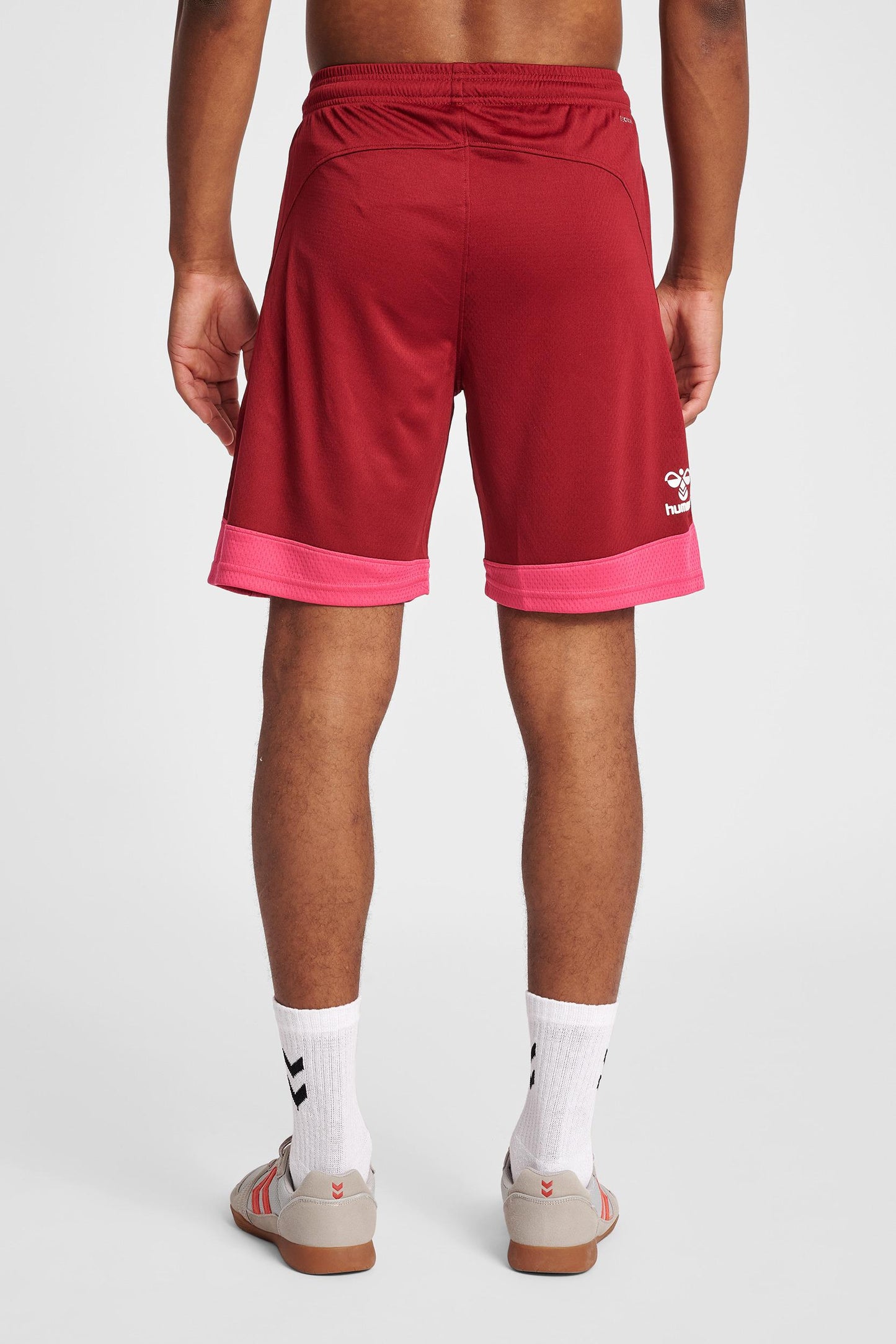 HUMMEL - Hmllead Poly Shorts - Biking Red