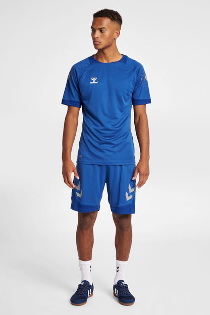 HUMMEL - Hmllead S/s Poly Jersey - True Blue