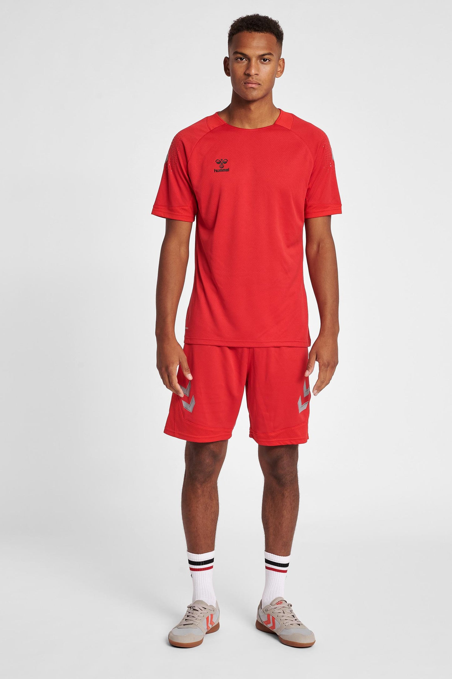 HUMMEL - Hmllead S/s Poly Jersey - True Red