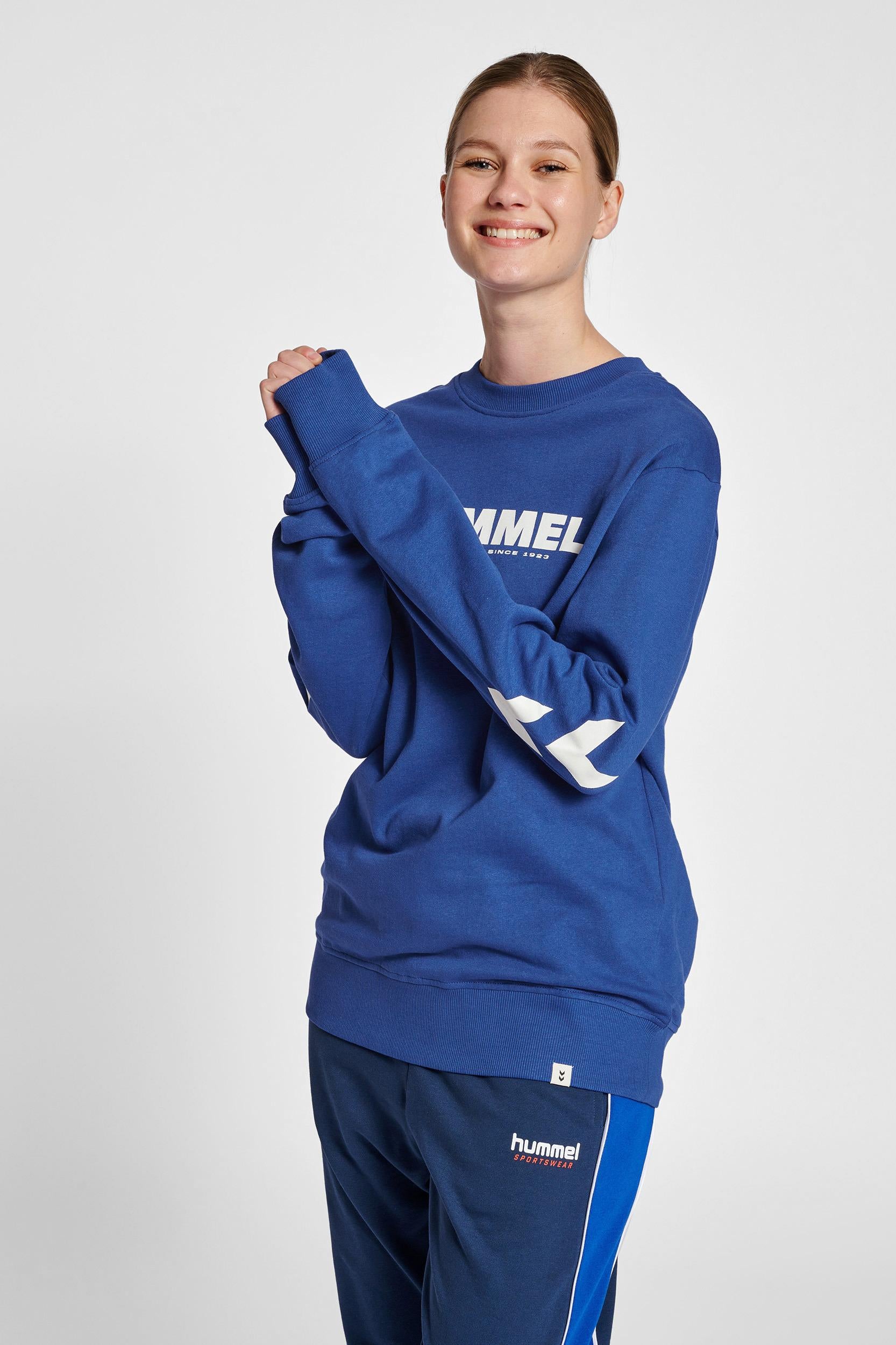 HUMMEL - Hmllegacy Sweatshirt - Mazarine Blue