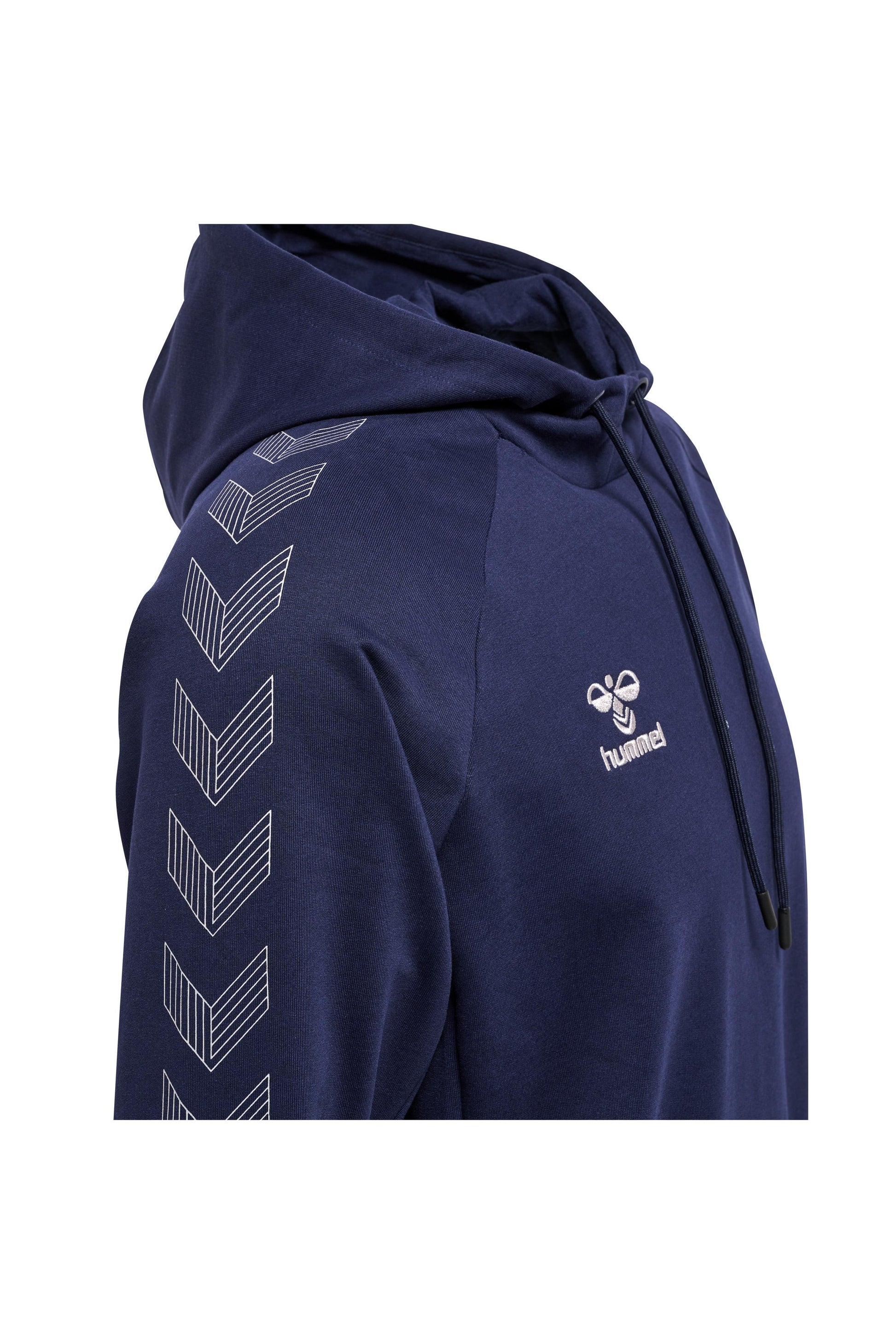 HUMMEL - Hmlmove Grid Cotton Hoodie - Marine