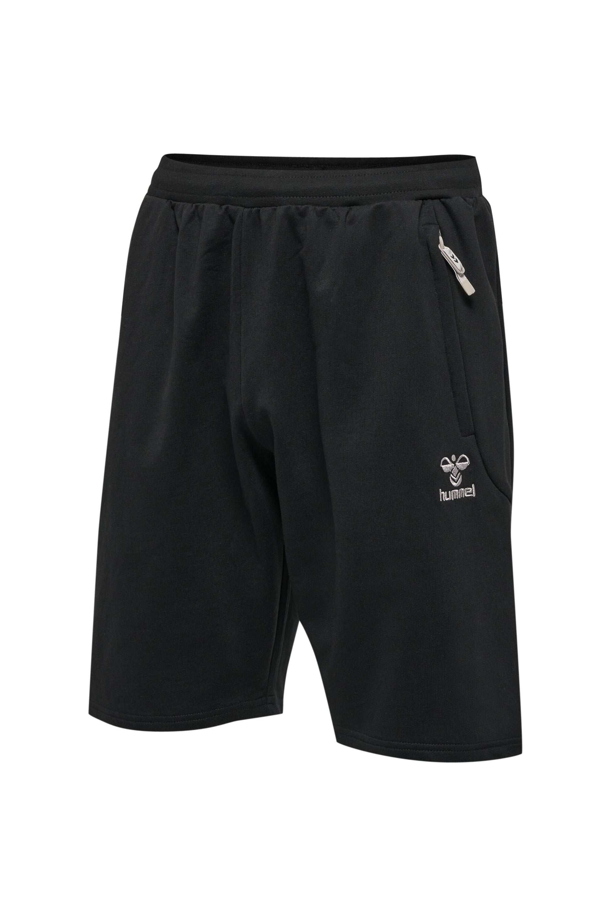 HUMMEL - Hmlmove Grid Cotton Shorts - Black