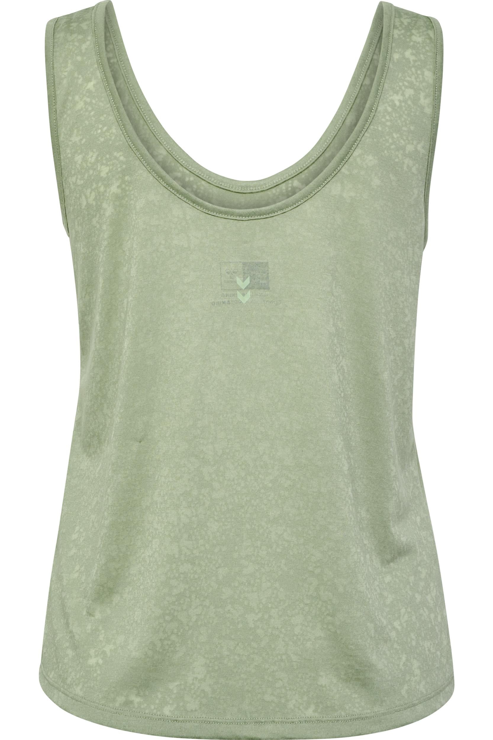 HUMMEL - Hmlmt Light Burnout Tanktop - Seagrass