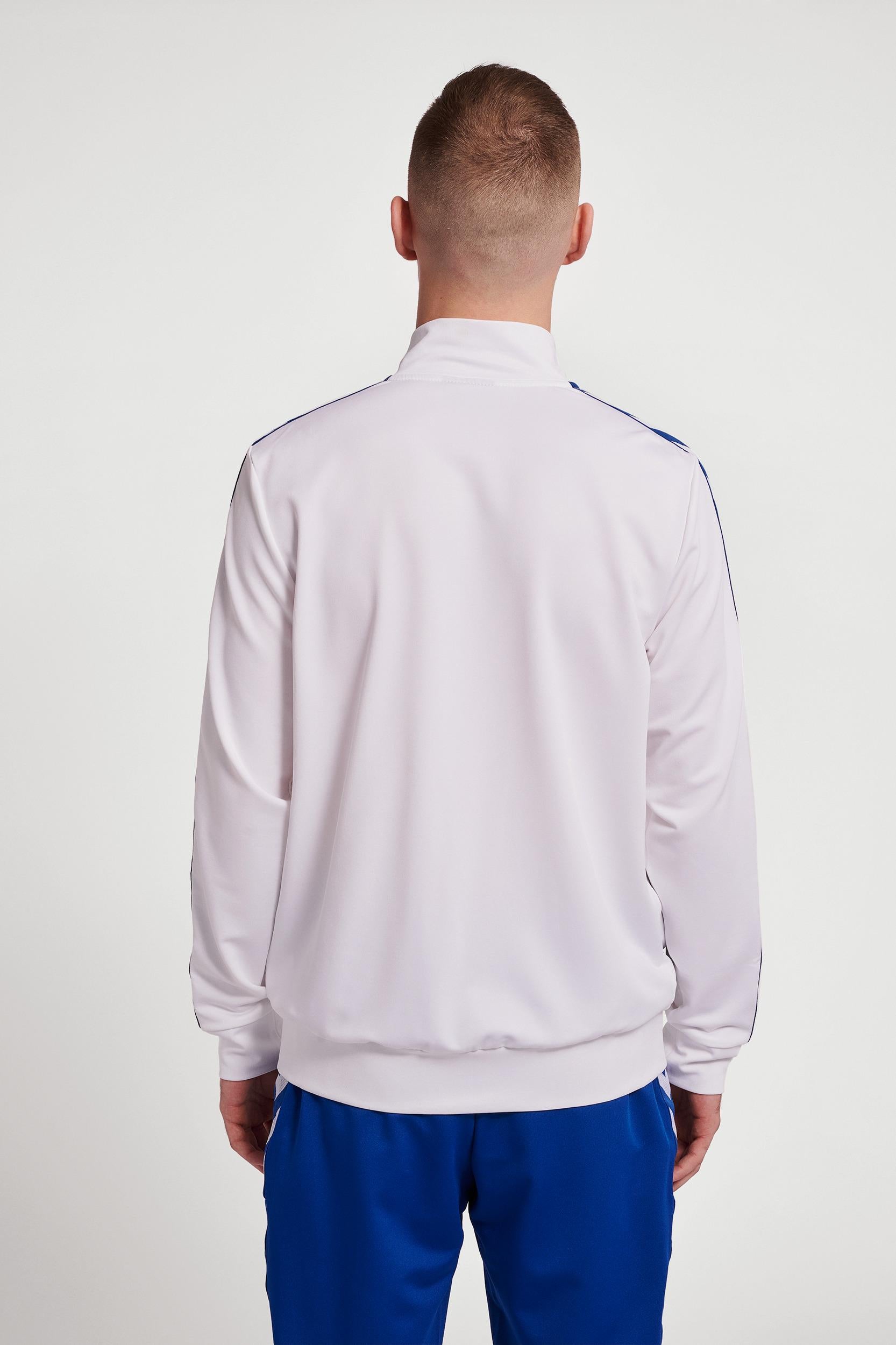 HUMMEL - Hmlnathan 2.0 Zip Jacket - White/true Blue