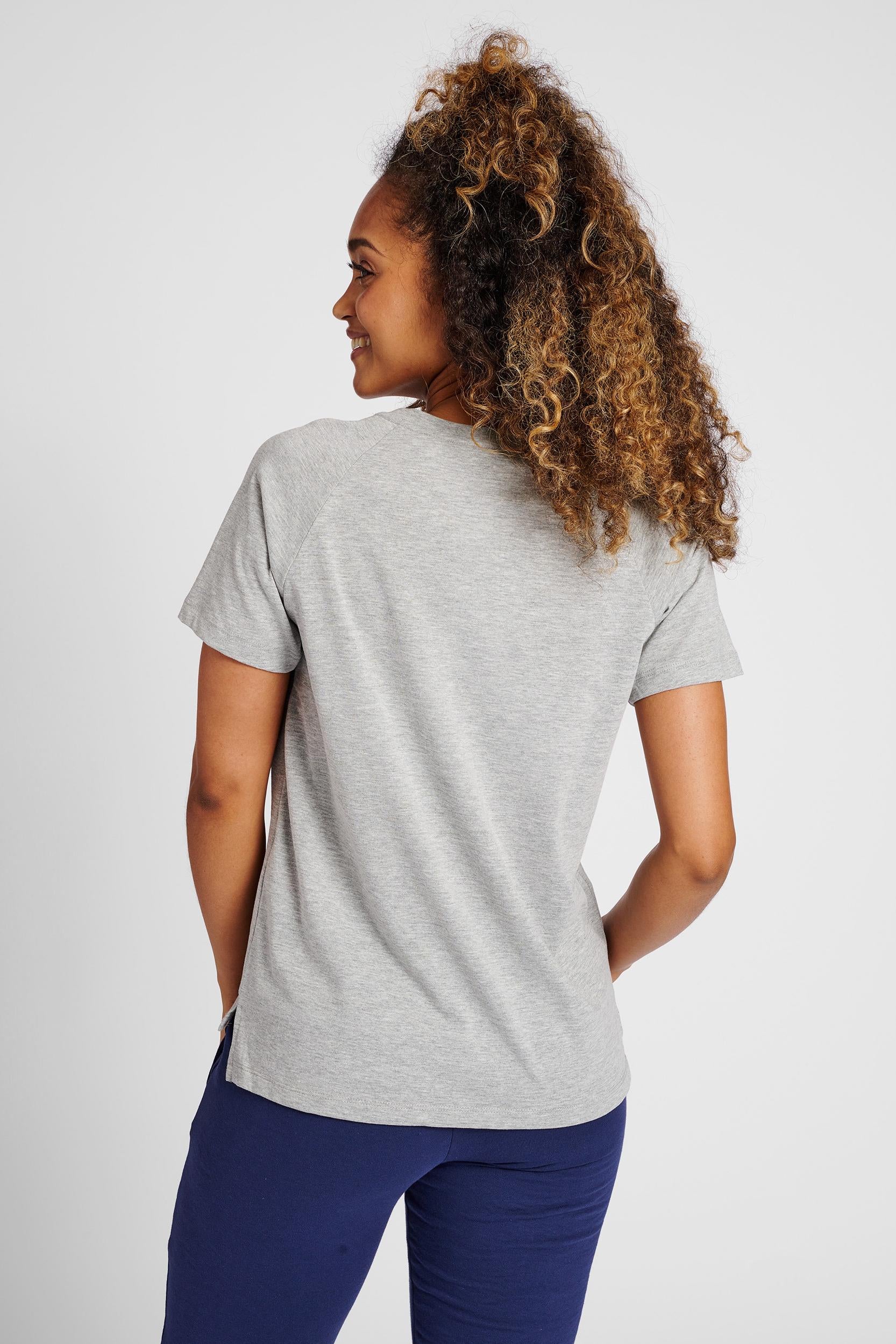 HUMMEL - Hmlnoni 2.0 T-shirt - Grey Melange