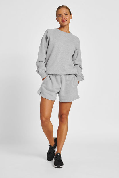 HUMMEL - Hmlred Classic Sweatshirt Woman - Grey Melange