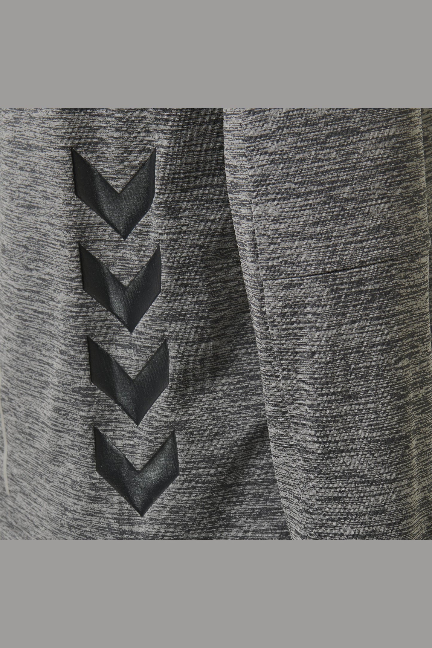 HUMMEL - Hmlselby Hoodie - Dark Grey Melange