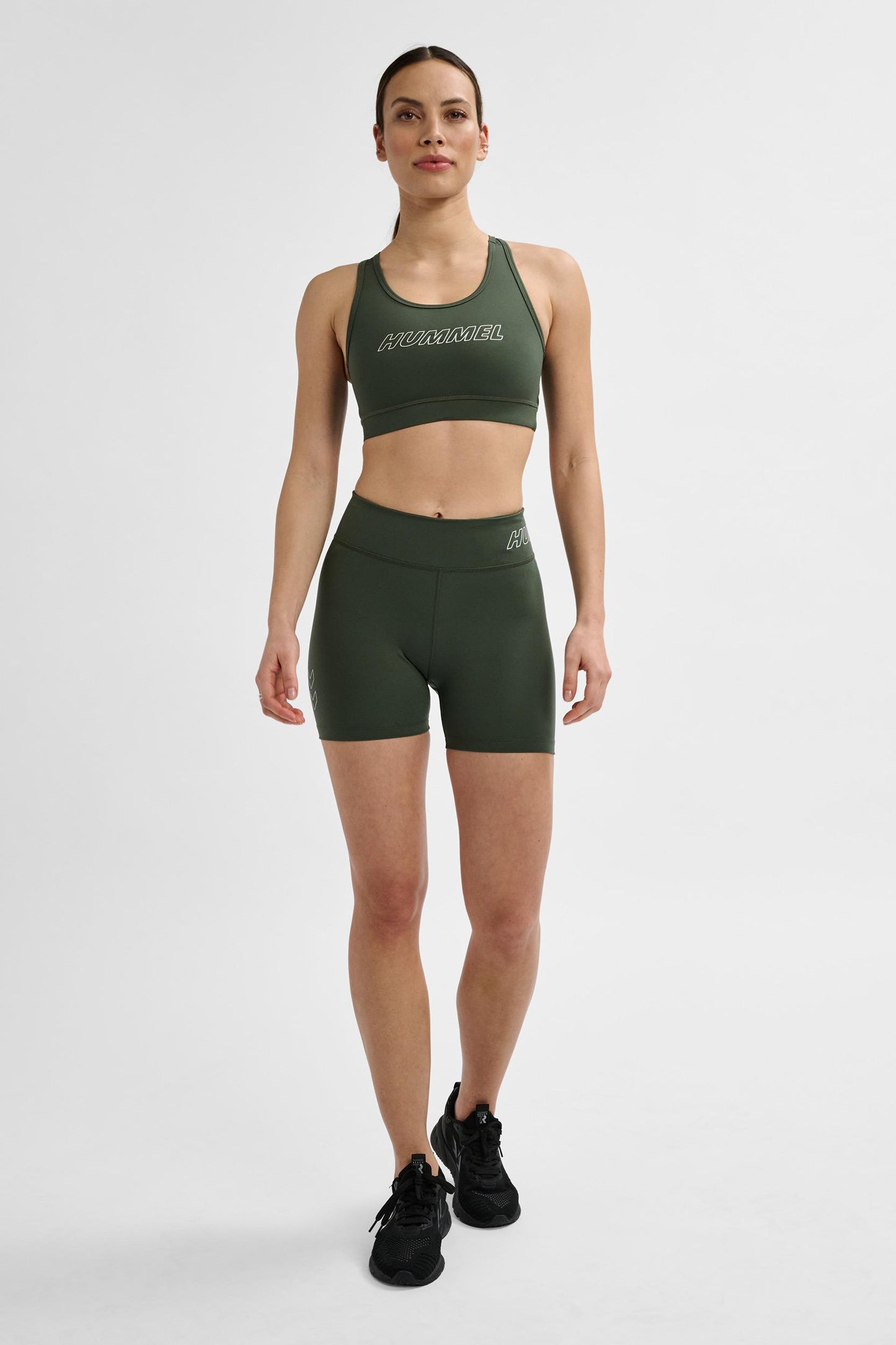 HUMMEL - Hmlte Fundamental Mw Tight Shorts - Climbing Ivy