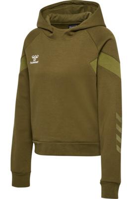 HUMMEL - Hmltravel Sweat Hoodie Woman - Military Olive