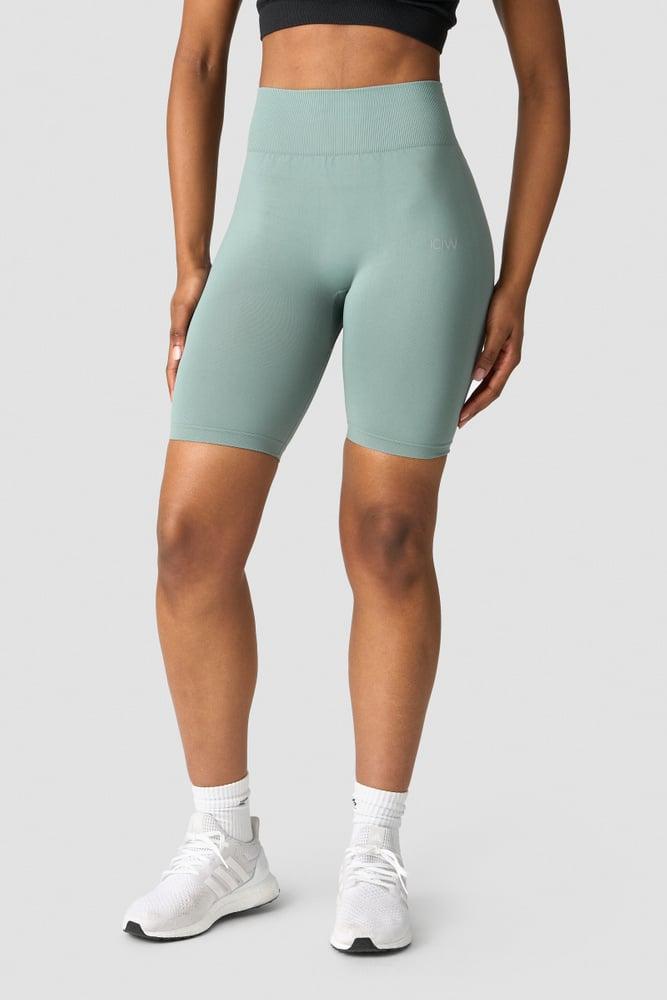 ICANIWILL - Define Seamless Biker Shorts - Fog Grey