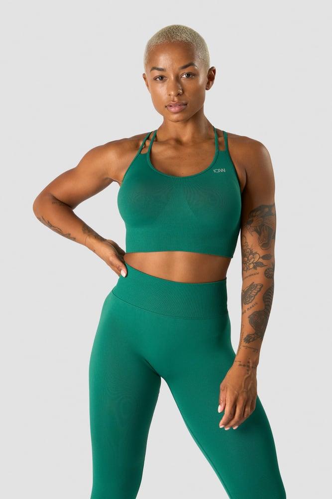 ICANIWILL - Define Seamless Sports Bra - Winter Green