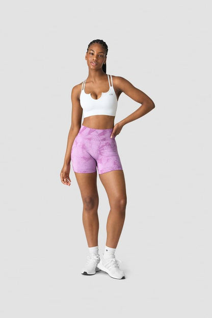 ICANIWILL - Define Seamless Tie Dye Shorts - Lavender