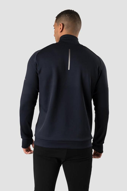 ICANIWILL - Mercury 1/4 Zip Crewneck - Navy