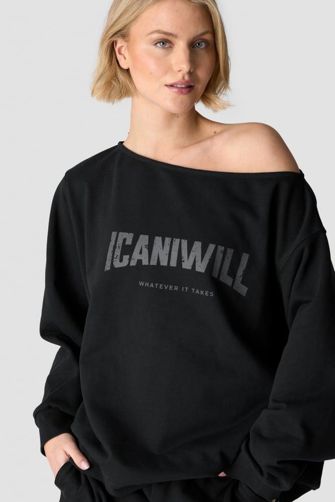 ICANIWILL - Revive Crewneck Print - Black