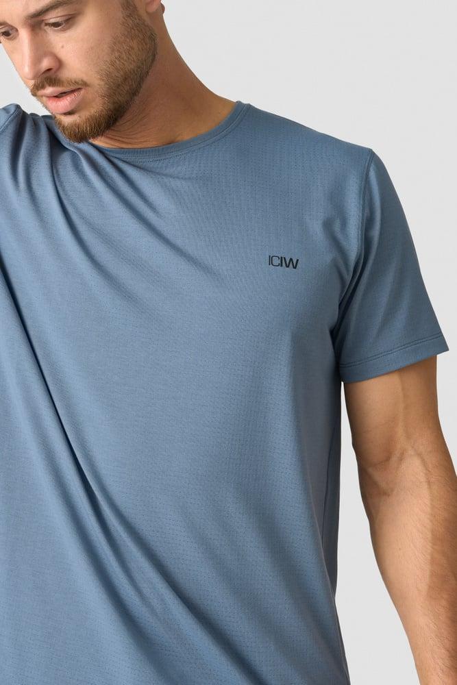 ICANIWILL - Revive Drirelease T-shirt - Steel Blue