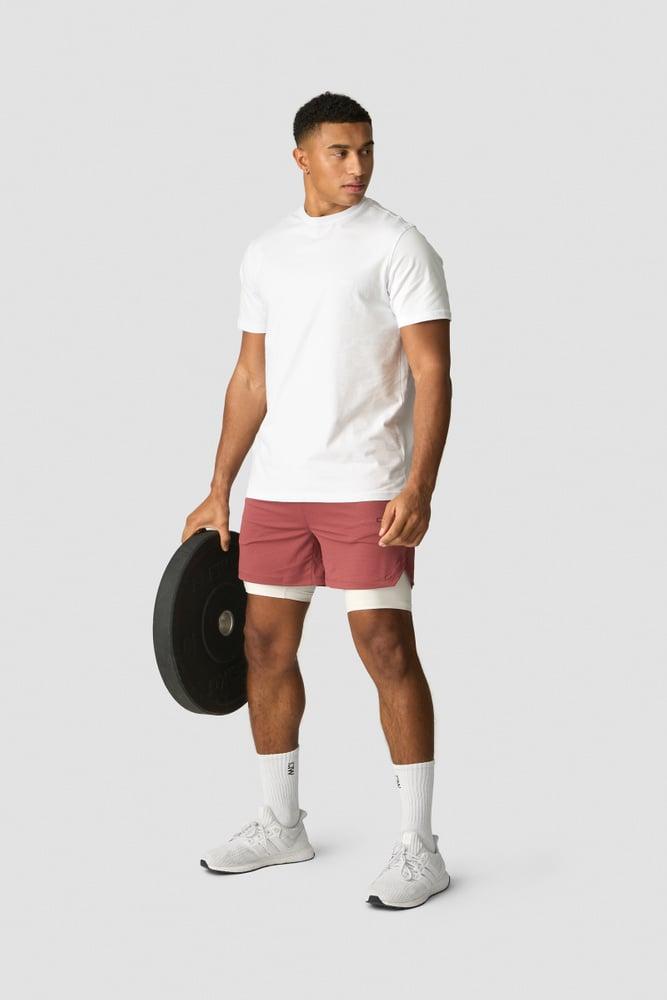 ICANIWILL - Stride 2-in-1 Shorts - Brick Red