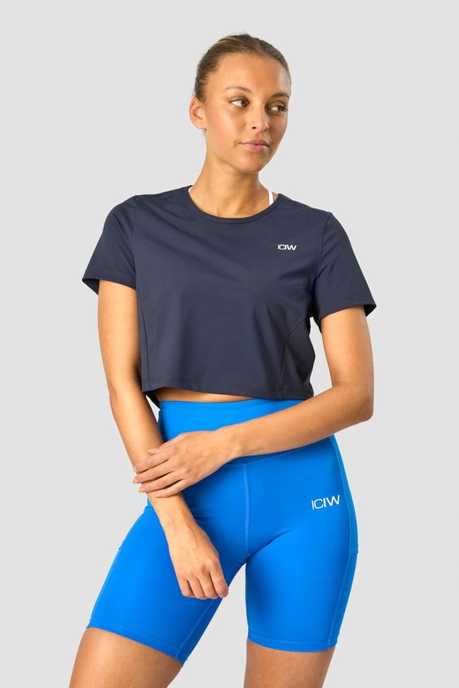 ICANIWILL - Training Cropped T-shirt - Navy