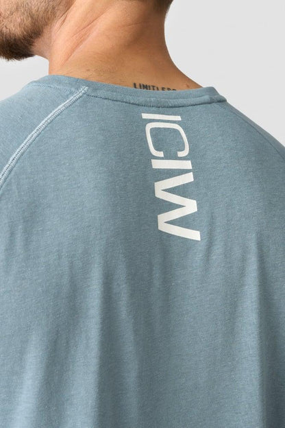 ICANIWILL - Tri-blend Clean Tee - Pale Blue