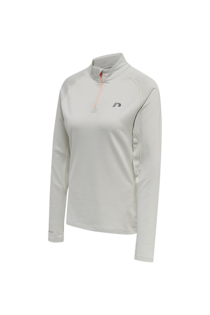 NEWLINE - Women 1/2 Zip L/s - Oyster Mushroom Melange