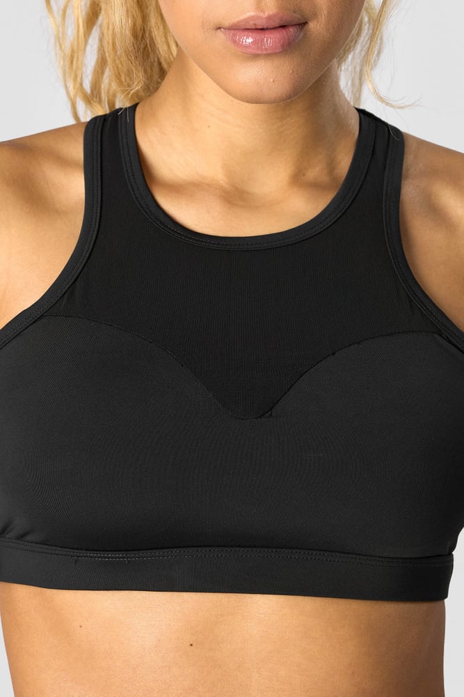 revive mesh sports bra black