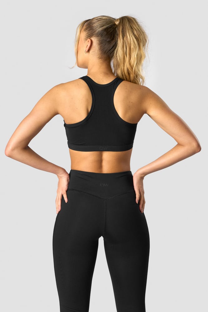 revive mesh sports bra black