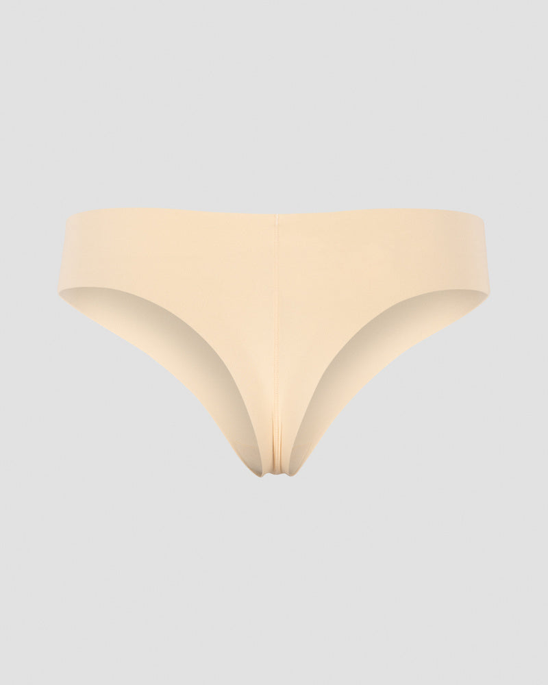 soft thong 3-pack beige